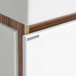 Cabinet under sink Aquaton Eclipse M suspended ebony light left 1A172801EK49L1.A172.8.01E.K49.L