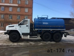 Tank truck for transportation of food liquids on Ural NEXT chassis