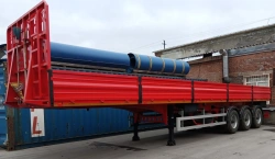 Semitrailer 98134B (loading space design - load-bearing frame, platform, front shield, sides)