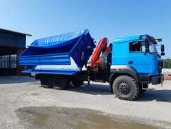 Truck dump truck with CMU 637708 on chassis Ural S35510