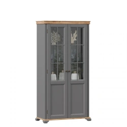 Amelie LD.642890.000 Double-leaf glass cupboard (Onyx grey)