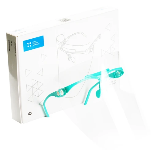 Transparent Polymer Face Shield for Dental Protection - E3-CELIT