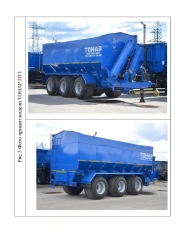 Tonar PT1 tractor trailer with PT1-2912300 axle units