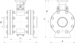 Ball shut-off valve ATEK.491284.295