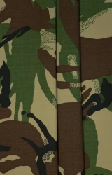 Camouflage-coloured polyester-viscose fabric, art.PV67-009MVD