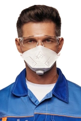 Personal respiratory protection equipment with filtering half-mask: respirator NEVA-310 FFP3 NR D