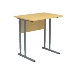 Single-seat adjustable pupil's table
