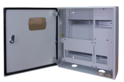 Cases of shields accounting-distributive ShchUNS series, height from 370mm. to 500mm., width from 250mm. to 310mm., Degree of pr