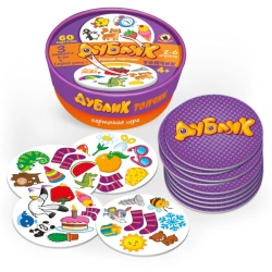 Round box duplicate "Topchik" 60 cards