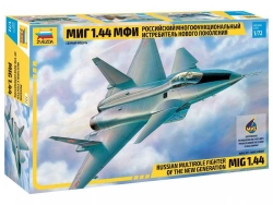 Assembled model Russian multifunctional fighter of new generation MiG 1.44 MFI