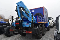 Special shift truck with CMU produced by INMAN JSC on URAL 43206-6551-71 chassis. Mark GIRD. Type 5849HA. Modification