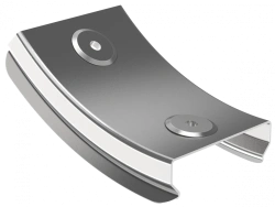 CPV51D-0-45-080-08 Smooth turn cover. 45° type B10 ESCA 80mm IEK