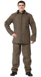 Cloth suit for protection against elevated temperatures