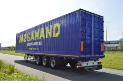 Semitrailer of modification BSA-453A (without hydraulic equipment), pneumatic tyres 385/65 R22.5x11.75; 385/55 R22.
