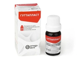 Liquid for filling root canals of teeth "Guttaplast"