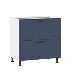 Indigo LD.298840.000 Front set for kitchen cabinet 800 with 2 drawers LUX (4) (Dark blue)