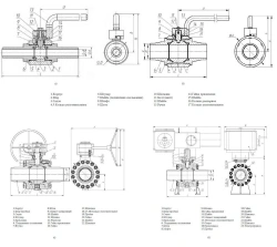 Welded ball valve ??? DN 6-80 PN 1,6-16,0 MPa