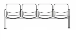 Semi-soft sectional armchair