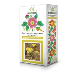 Flowers of sand immortelle