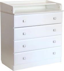 Polini kids Simple 1580 chest of drawers, white,