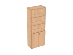 Semi-open, tall, wide 800*405*2025 mm ApShDO-8 document cabinet