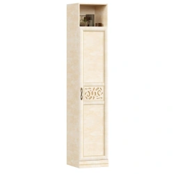 Alexandria LD 618040.000 single-leaf wardrobe (Lento/Rustica leather )