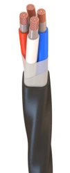 Power cables with copper conductors with rubber insulation for voltage 660 V NRG grade