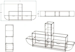 Children's wall Korablik (DSAN series)