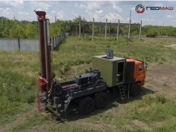 Drilling rig for solid minerals mobile PBU-2