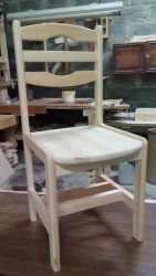 Chair Leskvik pine without upholstery