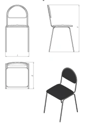 Chair Forma (series STU.F)