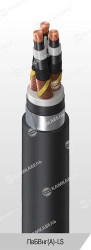 Power cable with copper conductors insulated with cross-linked polyethylene for voltage 10, 15, 20, 35 kV grade PvBVng(A)-LS