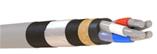 Power cables with aluminium conductors with rubber insulation for voltage 660 V of AVRBG grade
