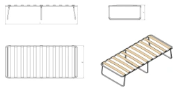 Folding bed (RSK series)