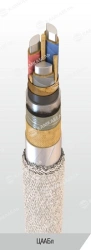 Power cable with aluminium conductors with paper insulation impregnated with non-flowing composition for voltage of 6, 10 kV of