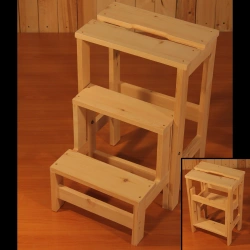 Stepladder ladder transformer pine 0.7M