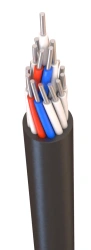 Control cable with aluminium conductors insulated with polyvinylchloride plastic for rated voltage of 0,66 kV grade A