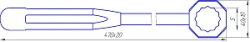 Extended spanner (S13,S24)