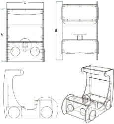Play furniture Car (IMM series)