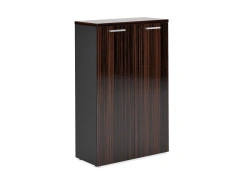Medium cupboard with gloss MDF doors, Art. No. FLL322