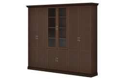 Composition of narrow wardrobe and narrow wardrobe combination cupboard, article no. INT505