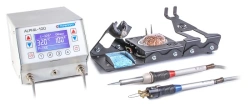 Soldering station two-channel ALPHA-102 AT ~220 V with soldering iron and burner